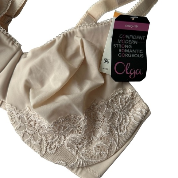 Olga® Underwire Bra Luxury Lift, Ivory, 35063, Size 38DD, NWT - Picture 4 of 9